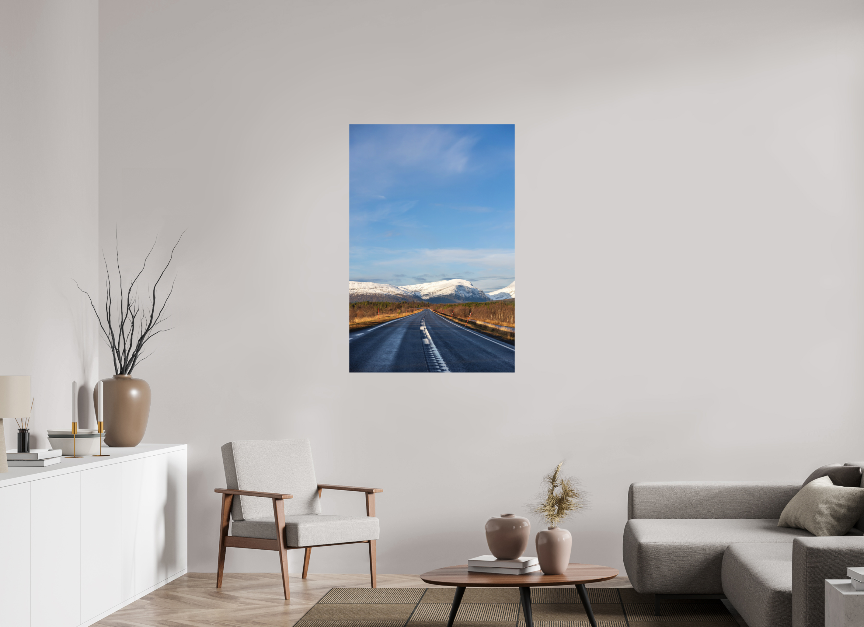 80 x 120 cm, Fine-Art Matt Path to the Peaks