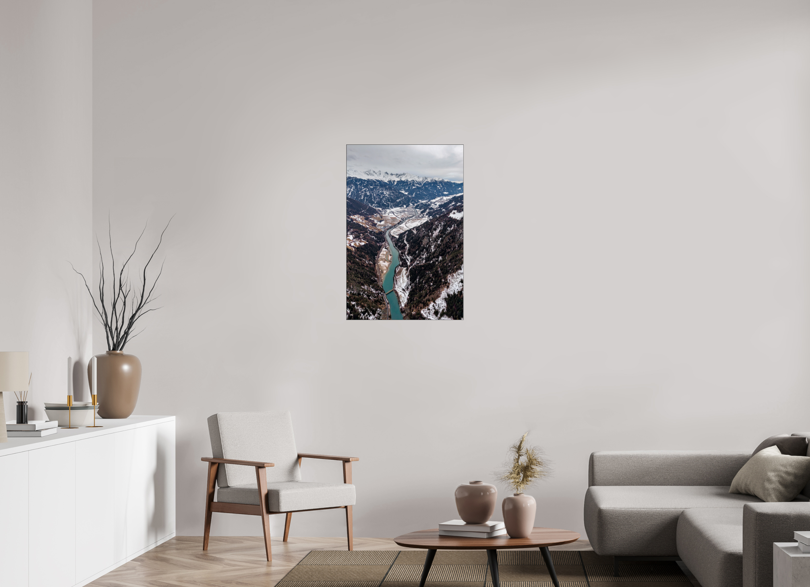 60 x 90 cm, Foto-Abzug hinter Acrylglas glänzend Valley of Silence