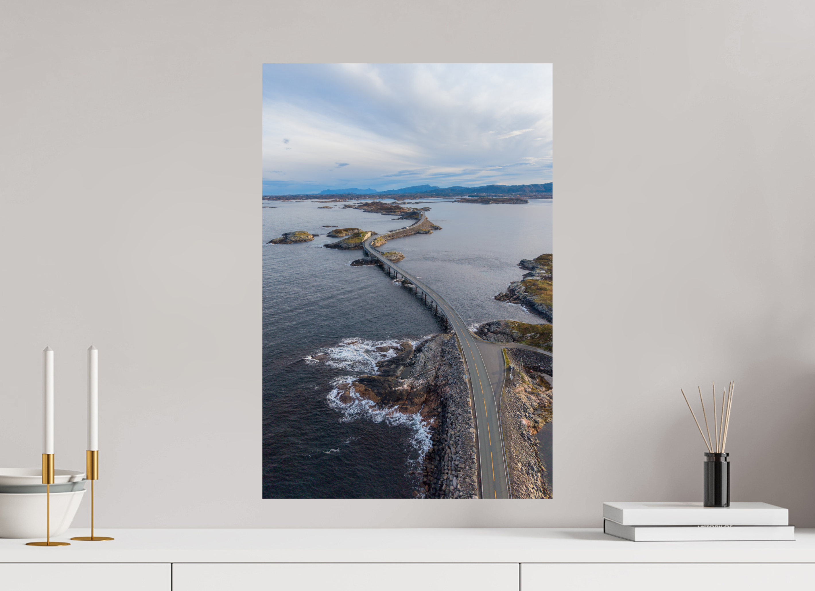 40 x 60 cm, Fine Art Print auf Alu-Dibond Curves of the Sea
