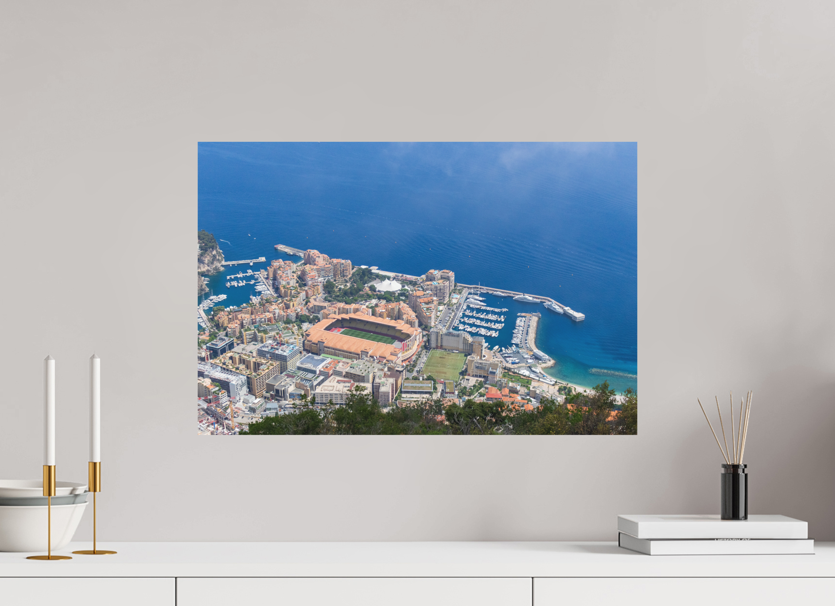 60 x 40 cm, Fine-Art Matt City by the Sea