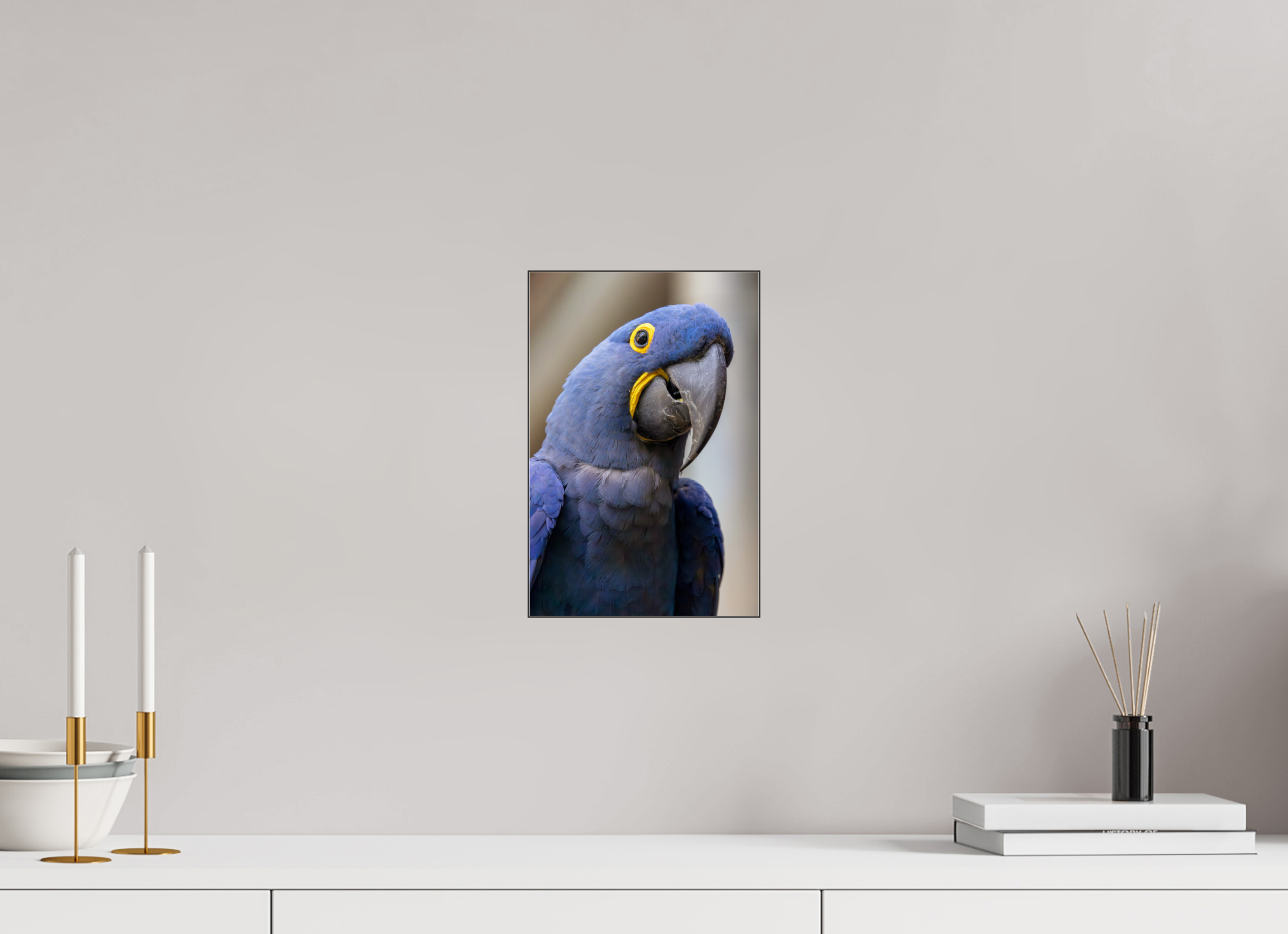20 x 30 cm, Foto-Abzug hinter Acrylglas glänzend Blue Glory