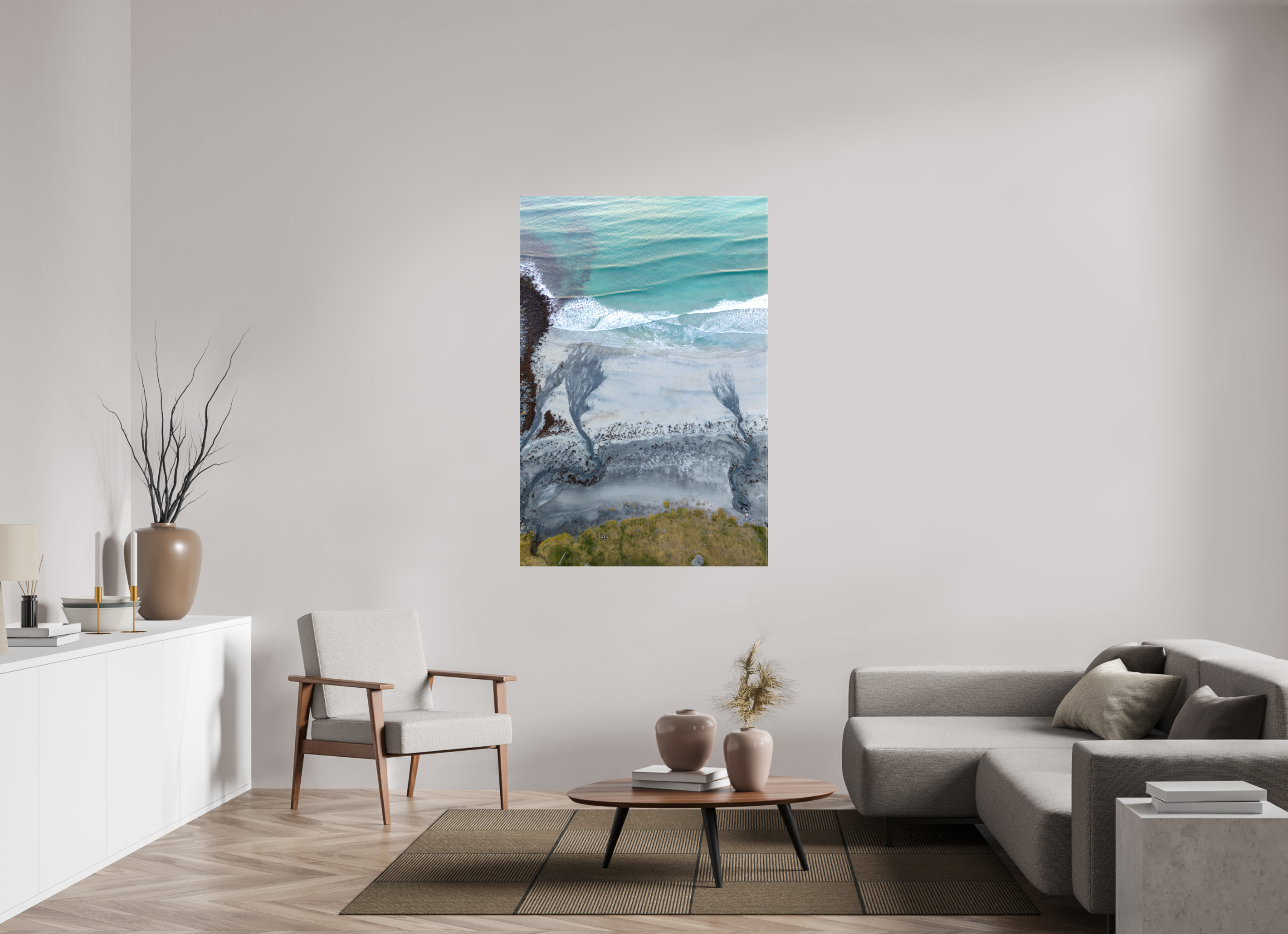 100 x 150 cm, Leinwand Coastal Harmony