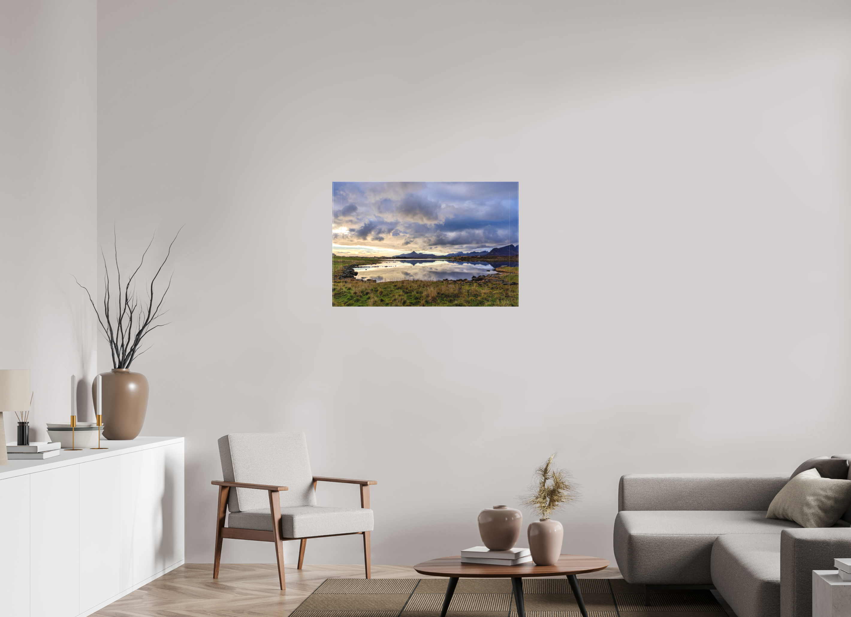 90 x 60 cm, Leinwand Twilight Reflection