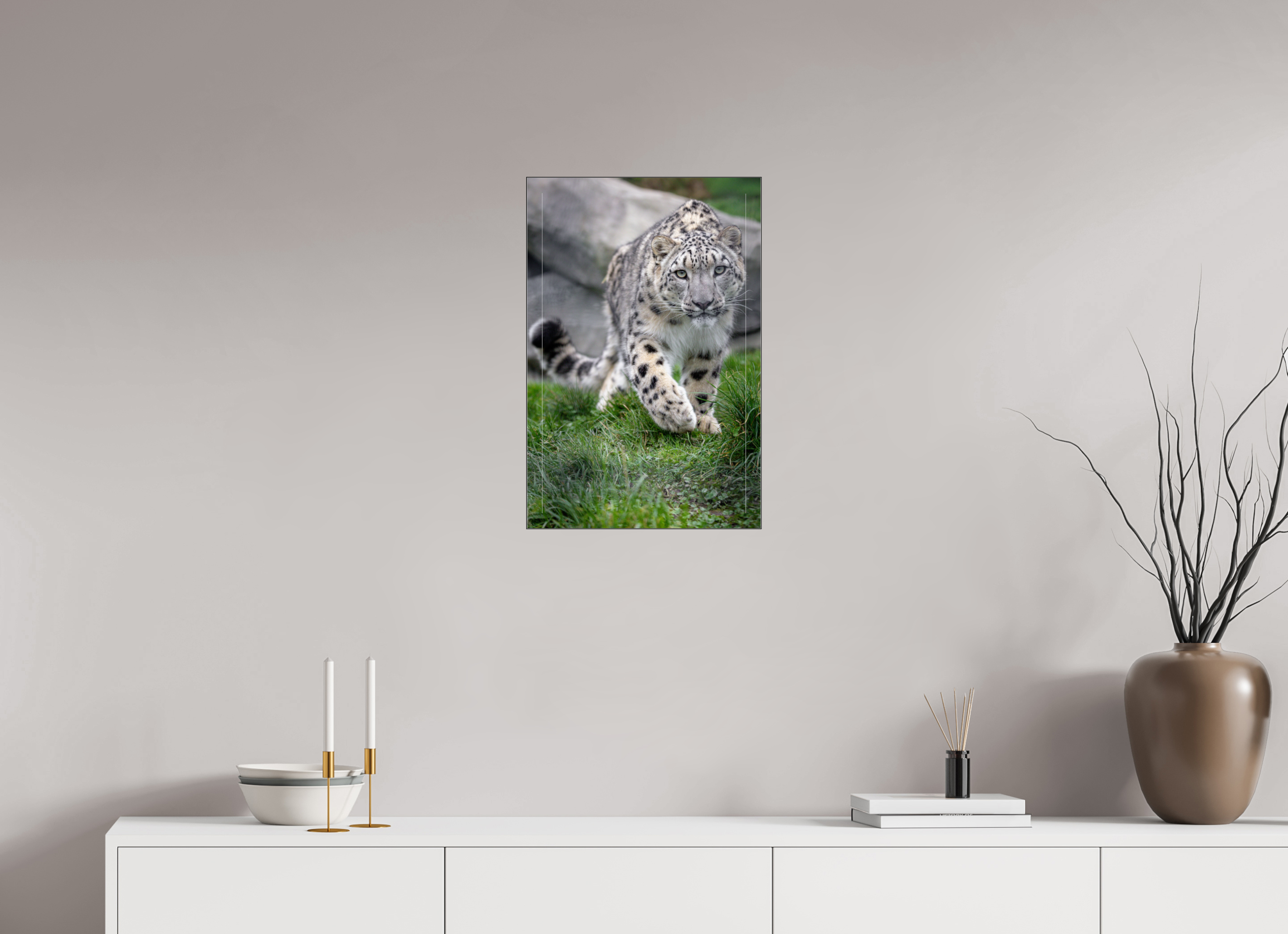 40 x 60 cm, Foto-Abzug hinter Acrylglas glänzend Curious Hunter