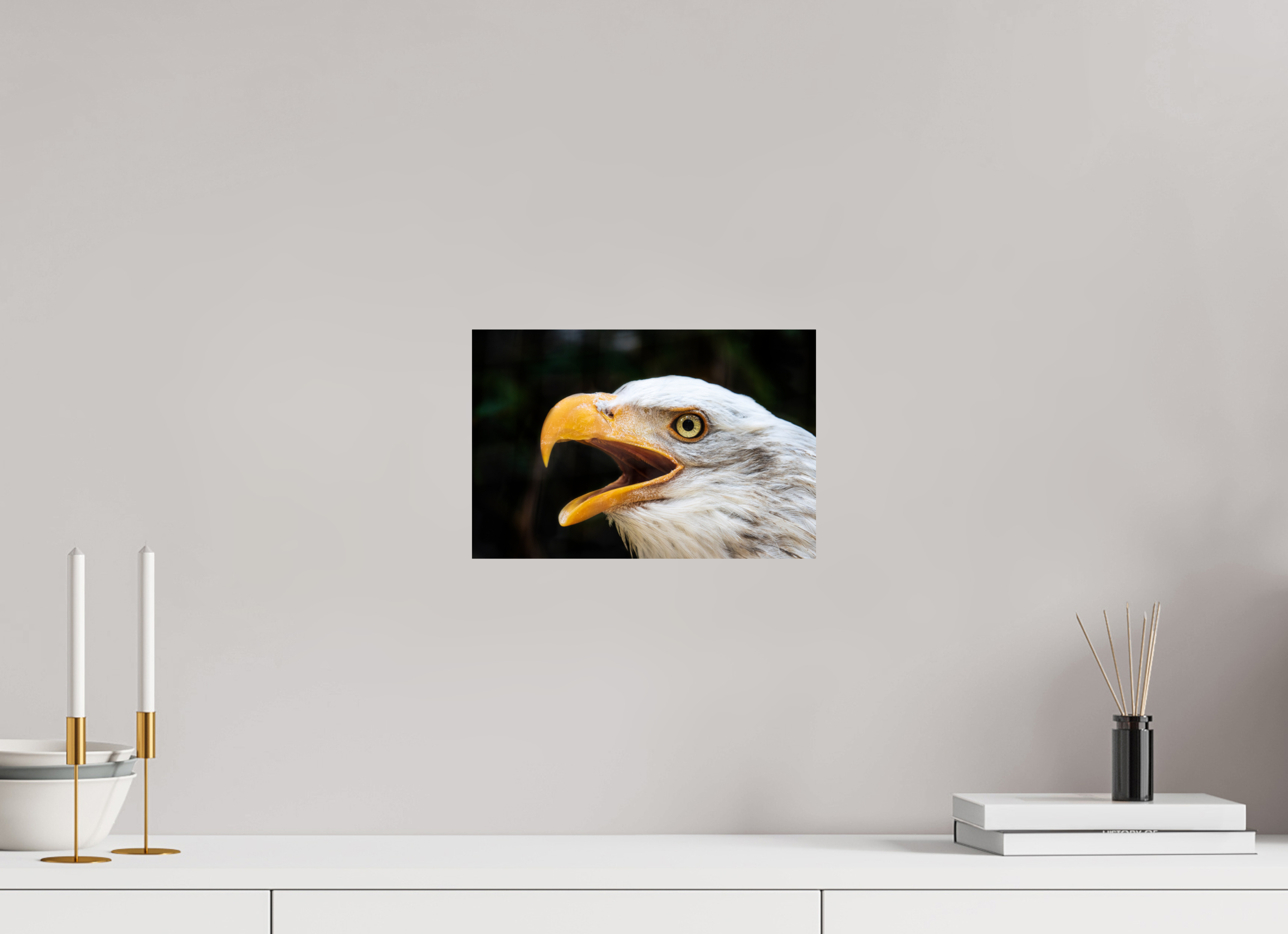 30 x 20 cm, Fine Art Print auf Alu-Dibond Majestic Call