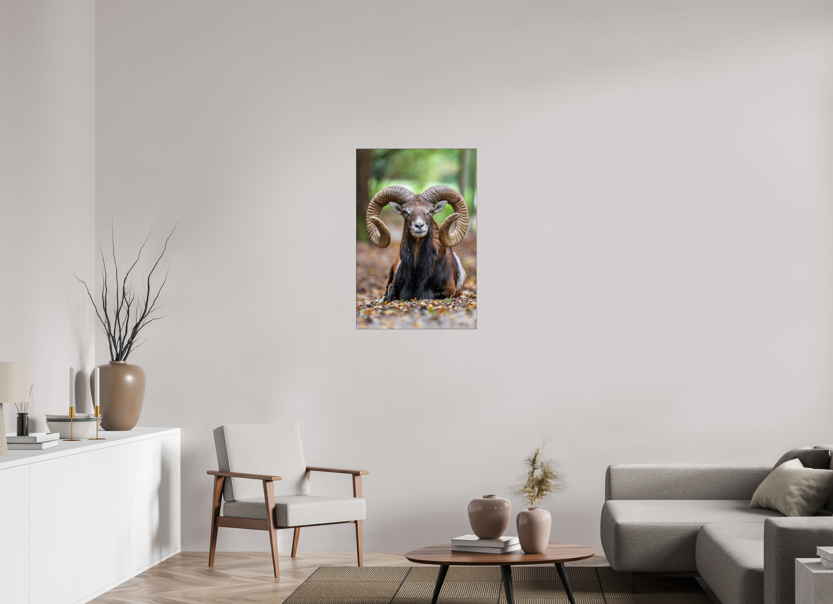60 x 90 cm, Foto-Abzug hinter Acrylglas glänzend Majestic Rest