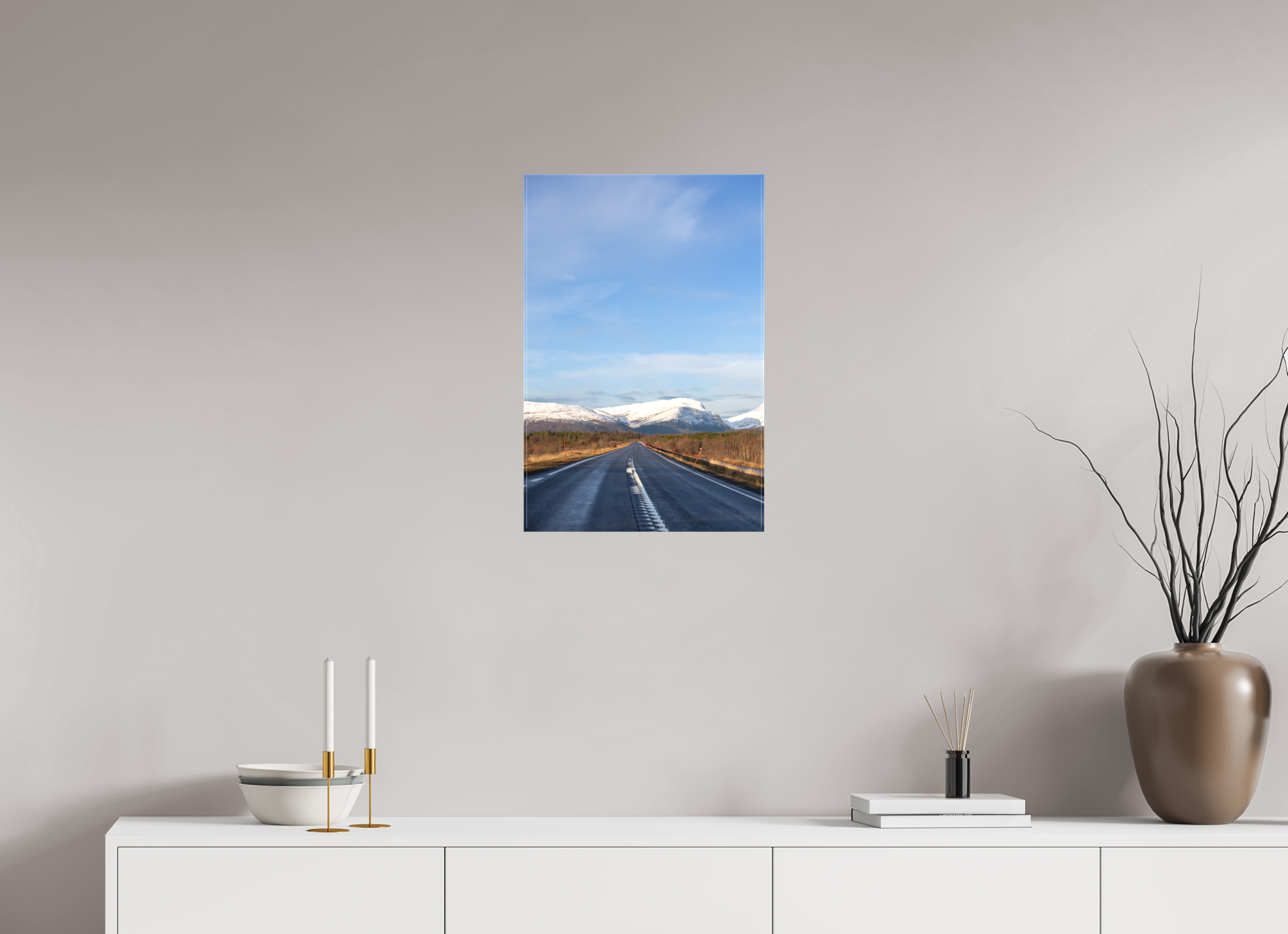 40 x 60 cm, Leinwand Path to the Peaks