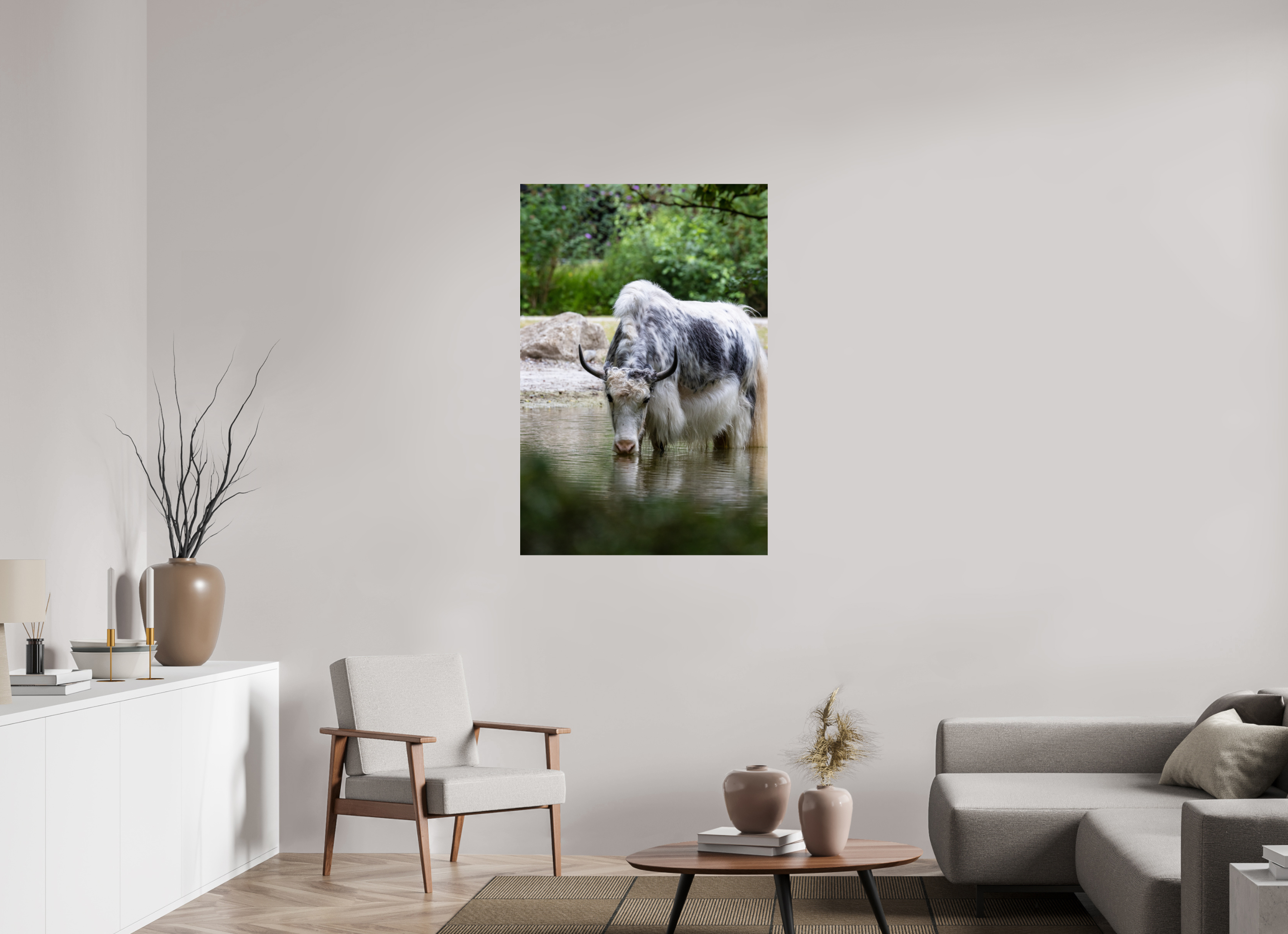 80 x 120 cm, Fine Art Print auf Alu-Dibond Quiet Thirst