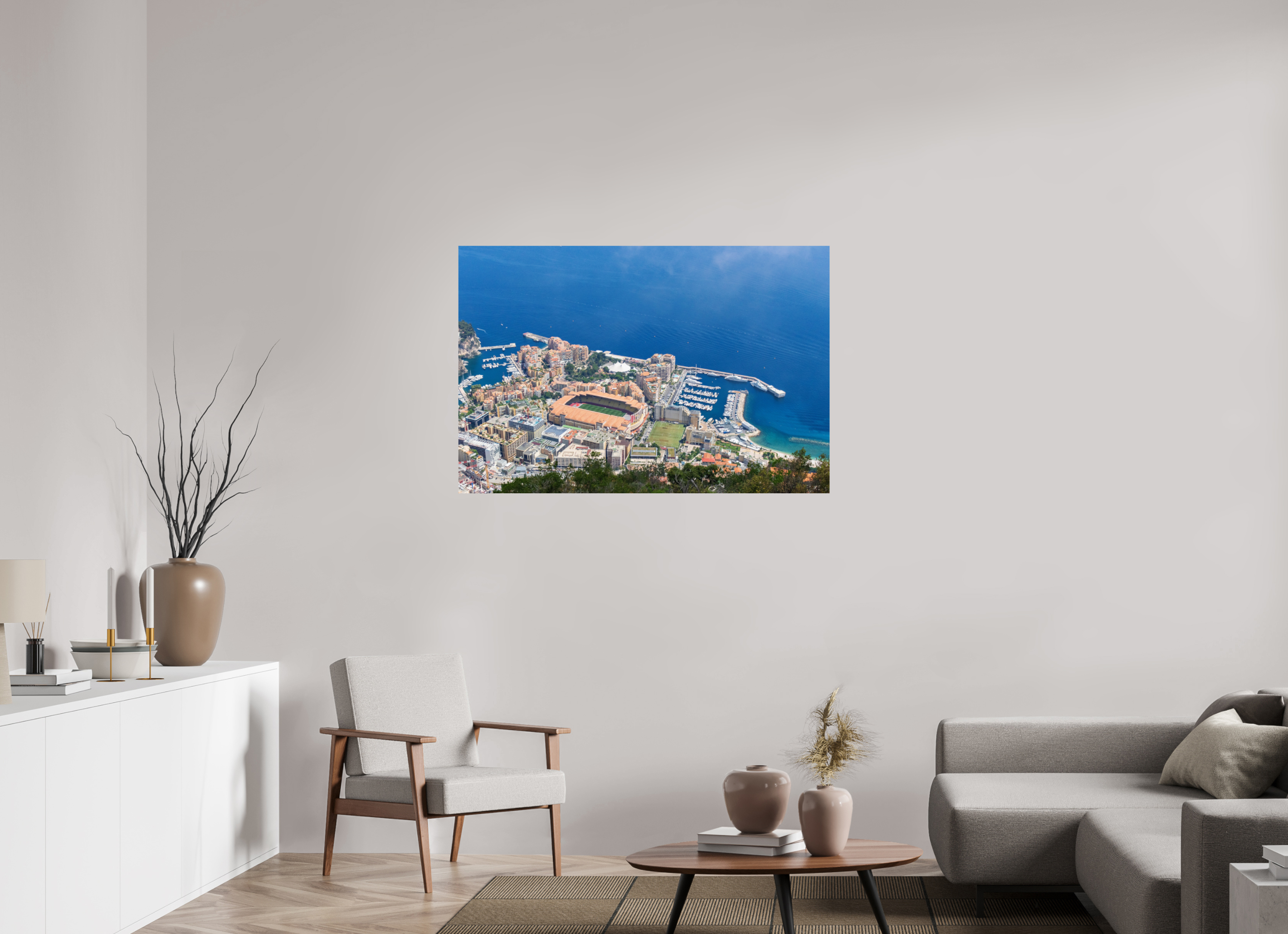 120 x 80 cm, Fine Art Print auf Alu-Dibond City by the Sea