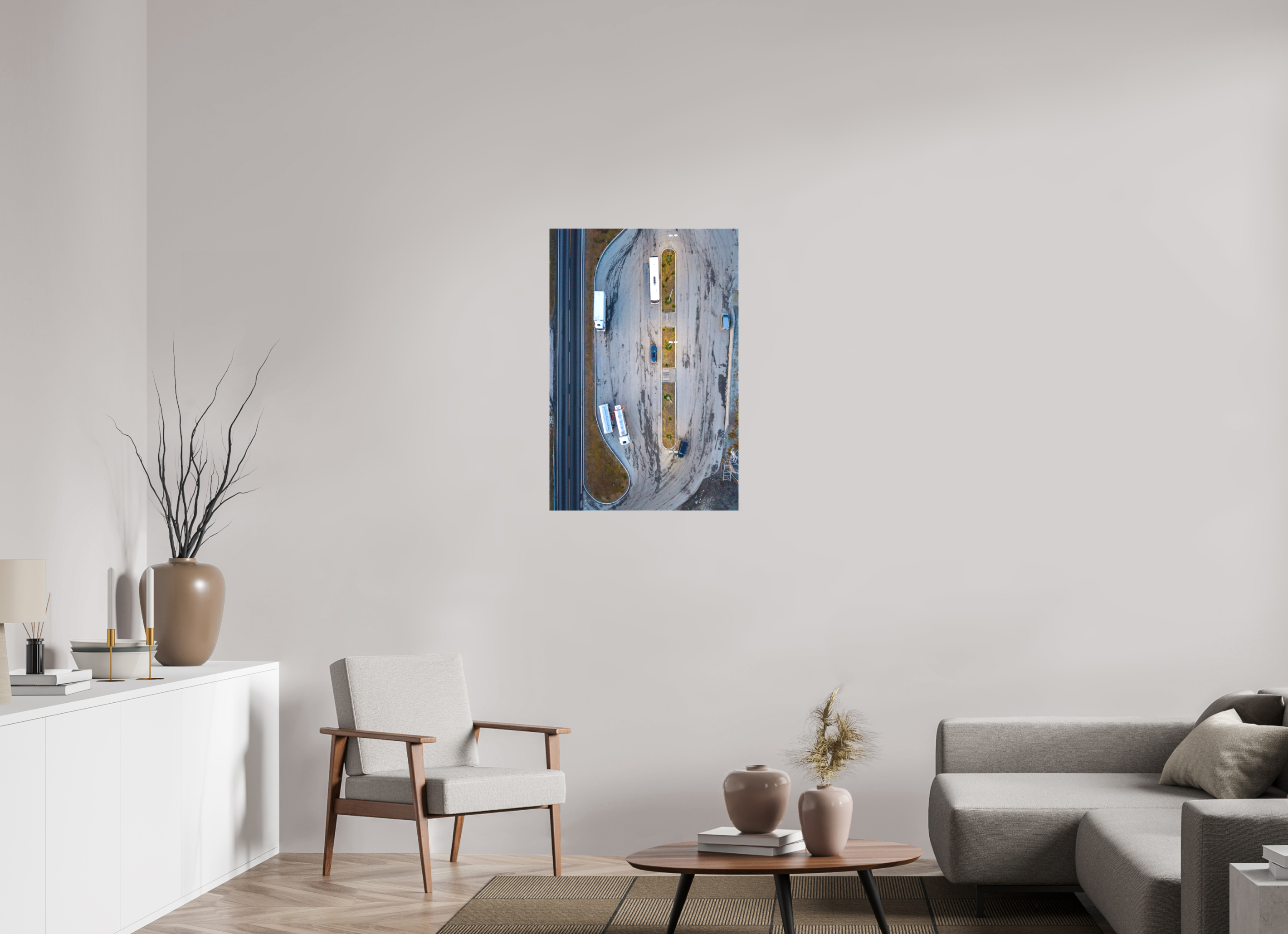 60 x 90 cm, Leinwand Pause from Above