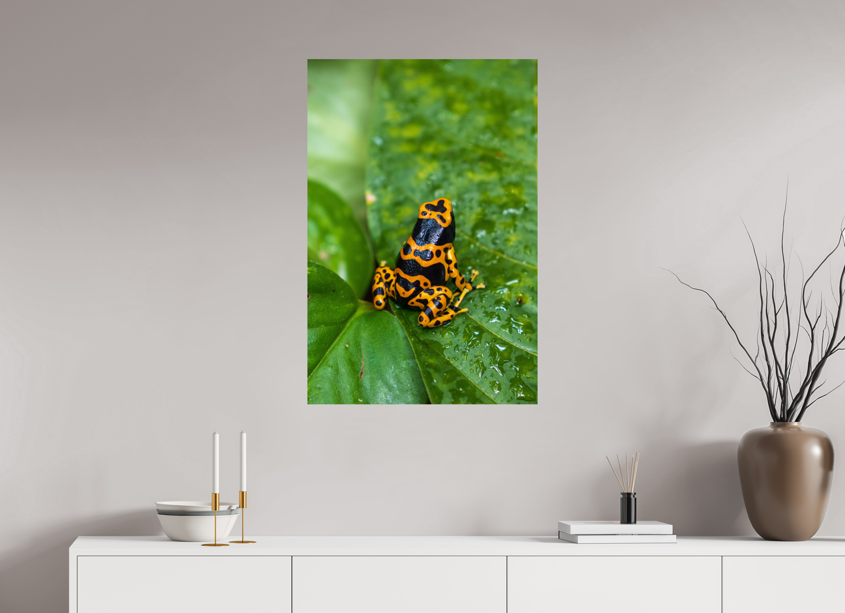60 x 90 cm, Fine Art Print auf Alu-Dibond Tropical Contrast