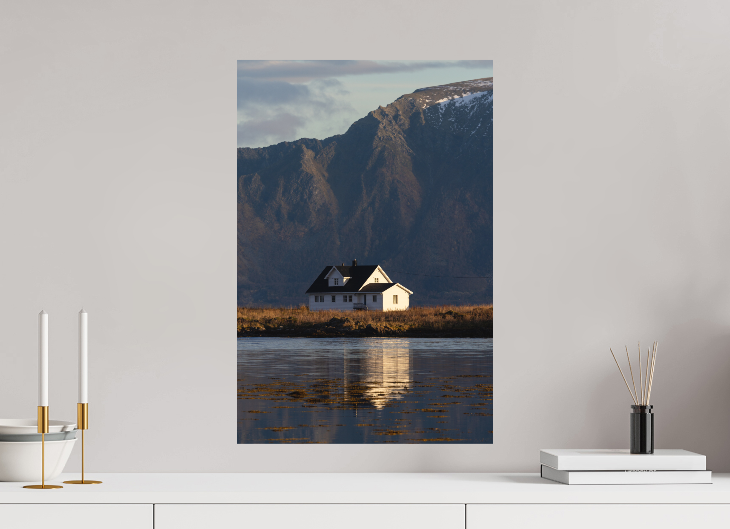 40 x 60 cm, Fine-Art Matt House by the Sea