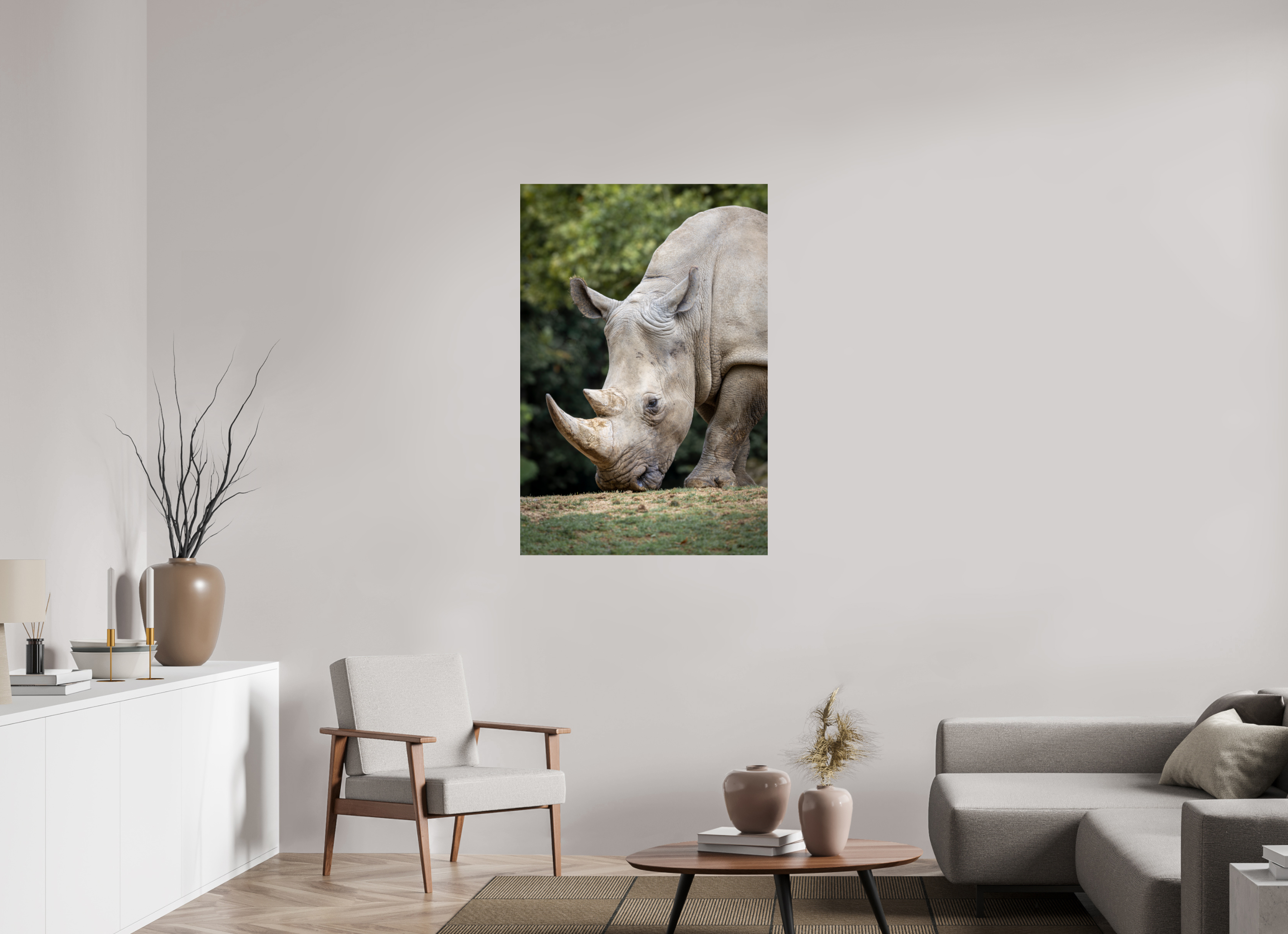 80 x 120 cm, Fine Art Print auf Alu-Dibond Gentle Grazer