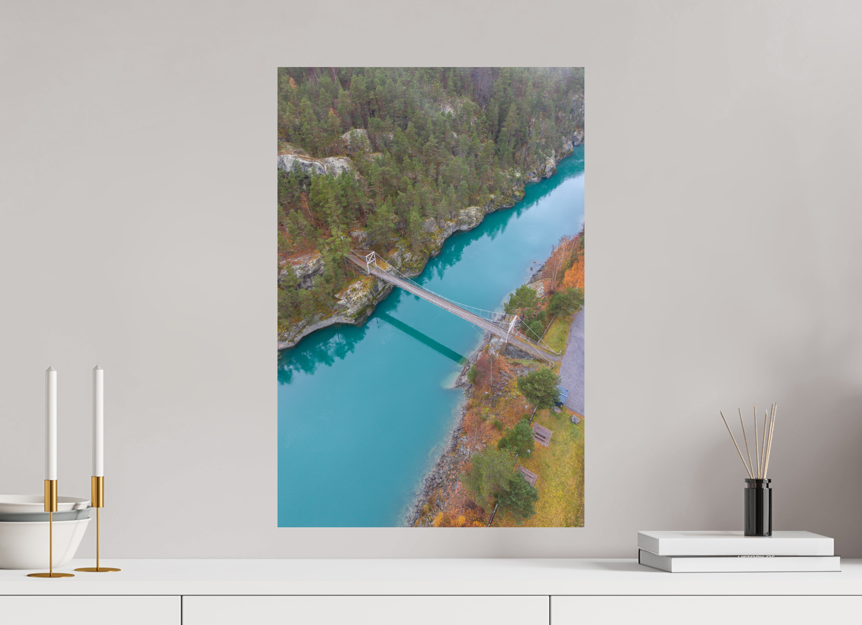 40 x 60 cm, Fine Art Print auf Alu-Dibond Suspended Harmony