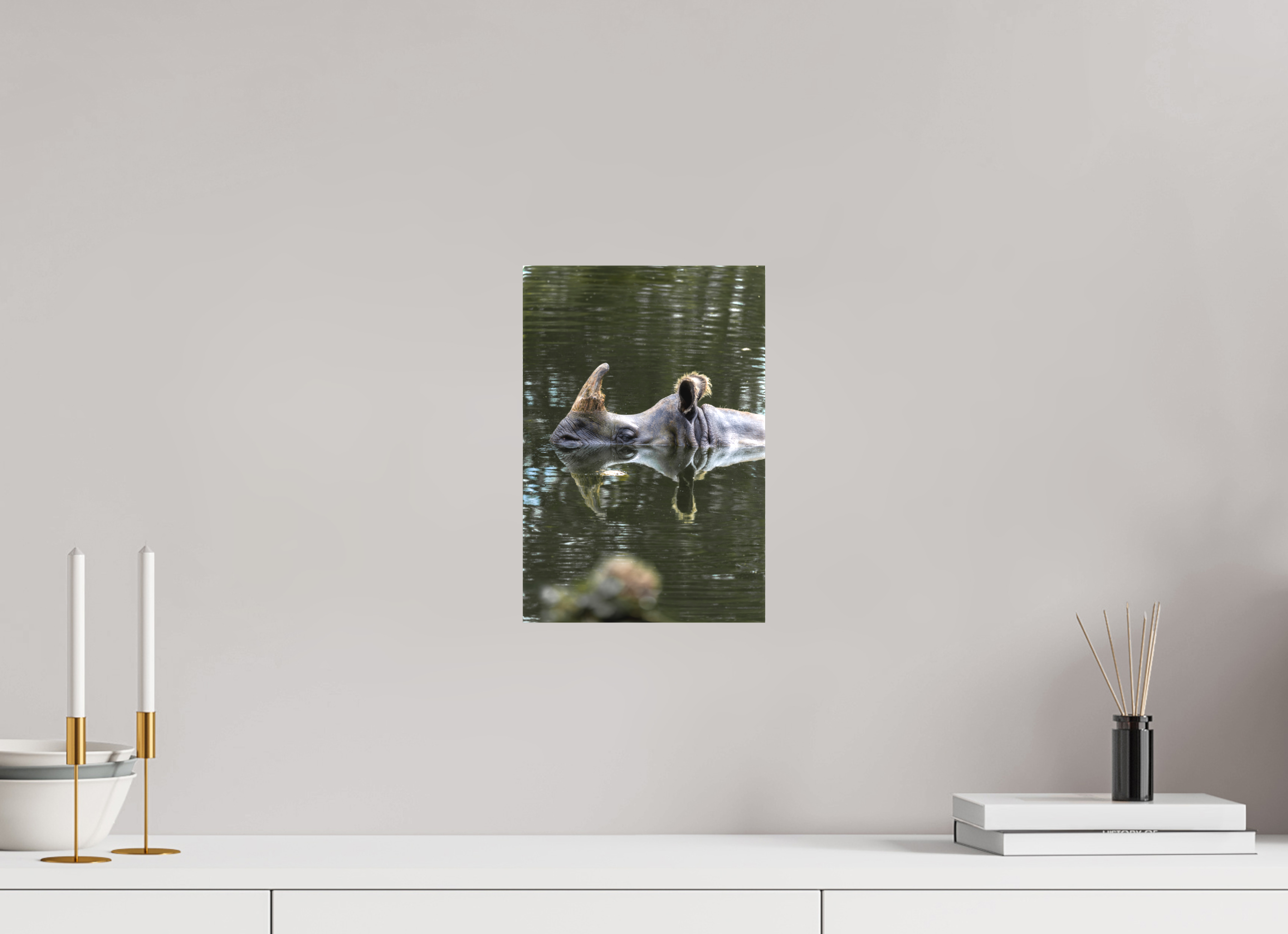 20 x 30 cm, Leinwand Mirror of the Wild