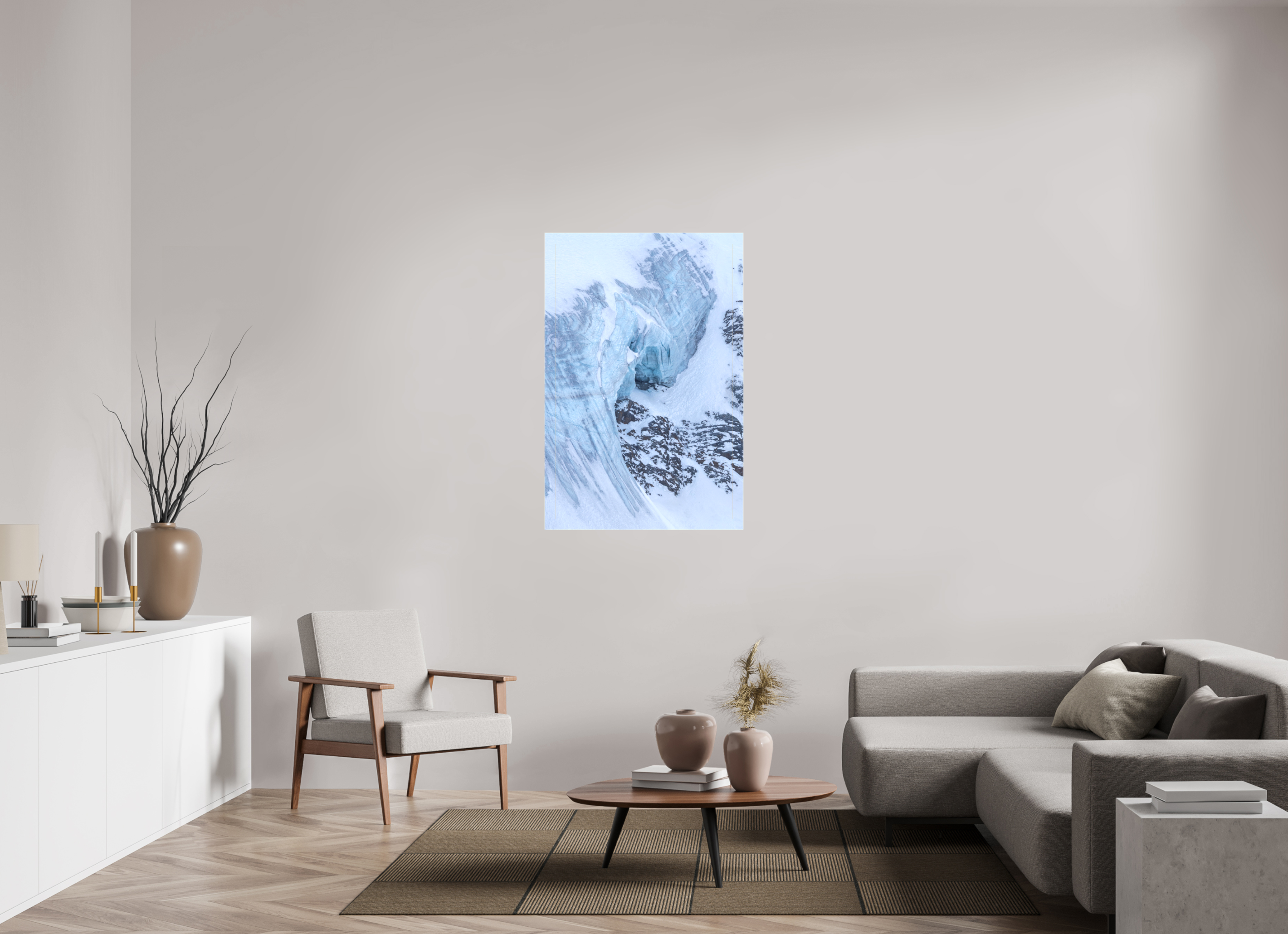 80 x 120 cm, Leinwand Eternal Ice