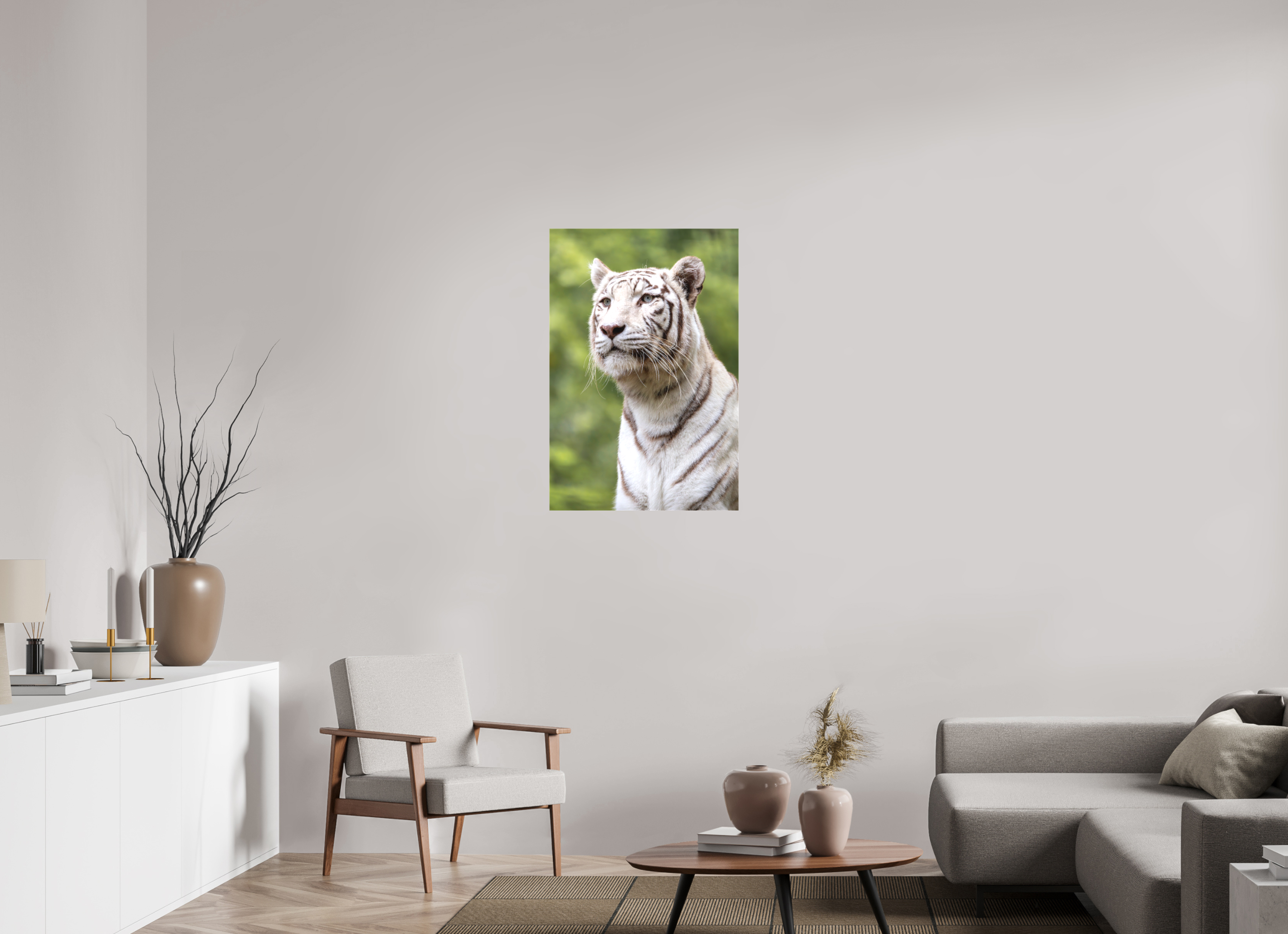 60 x 90 cm, Leinwand Gaze of the White King