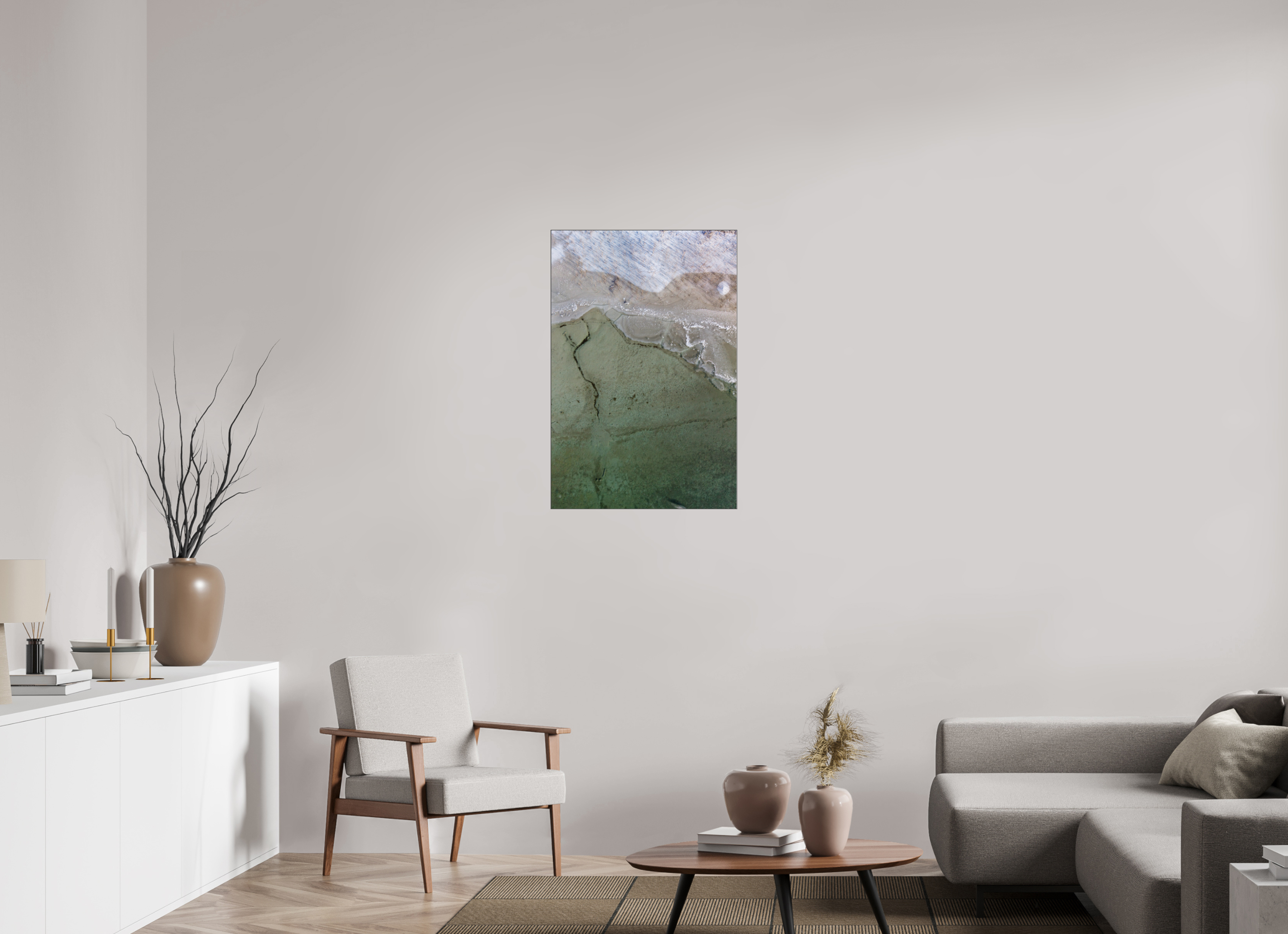 60 x 90 cm, Foto-Abzug hinter Acrylglas glänzend Shades of Cold