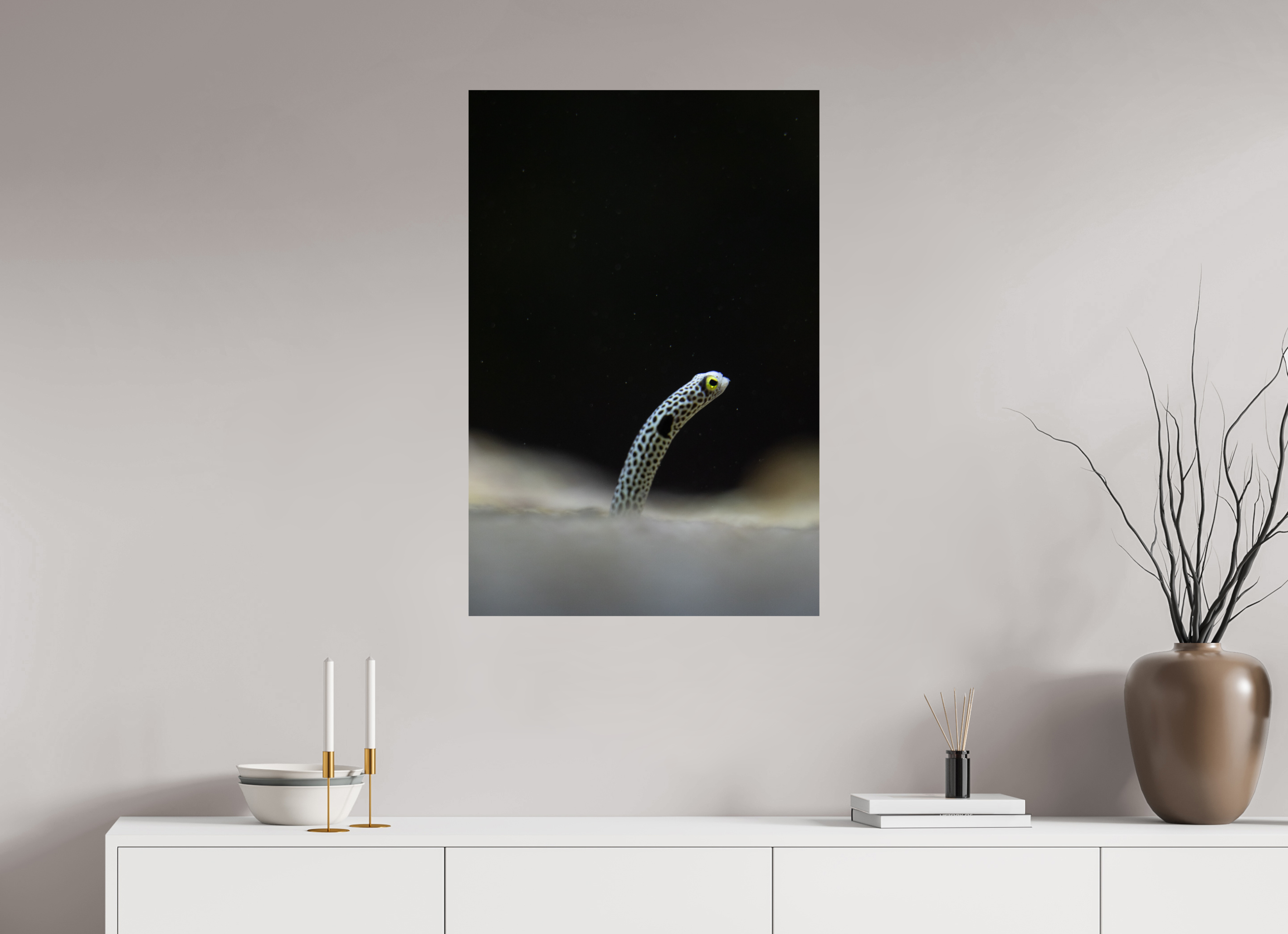 60 x 90 cm, Fine Art Print auf Alu-Dibond Eyes in the Sand