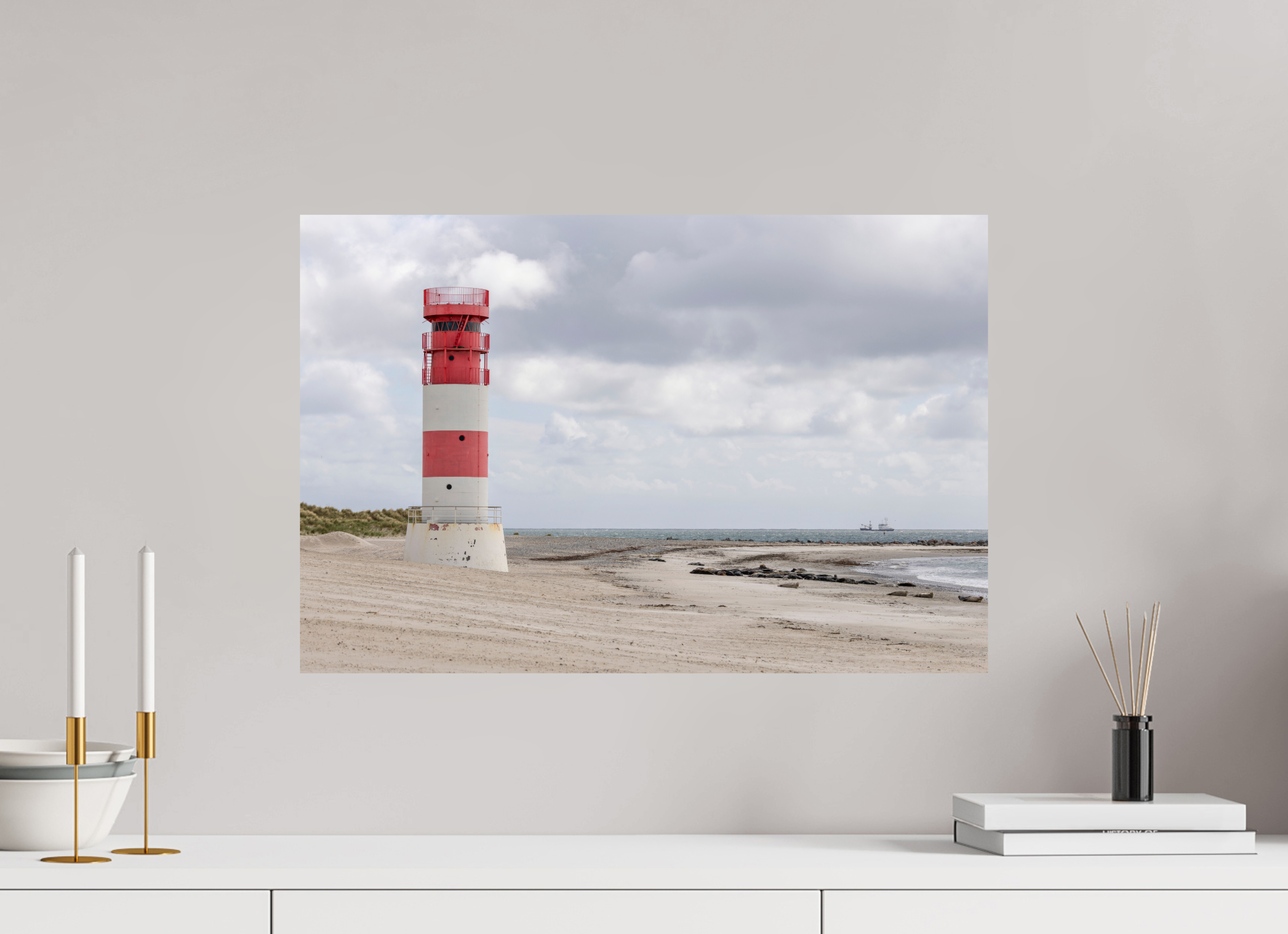 60 x 40 cm, Fine Art Print auf Alu-Dibond Coastal Sanctuary