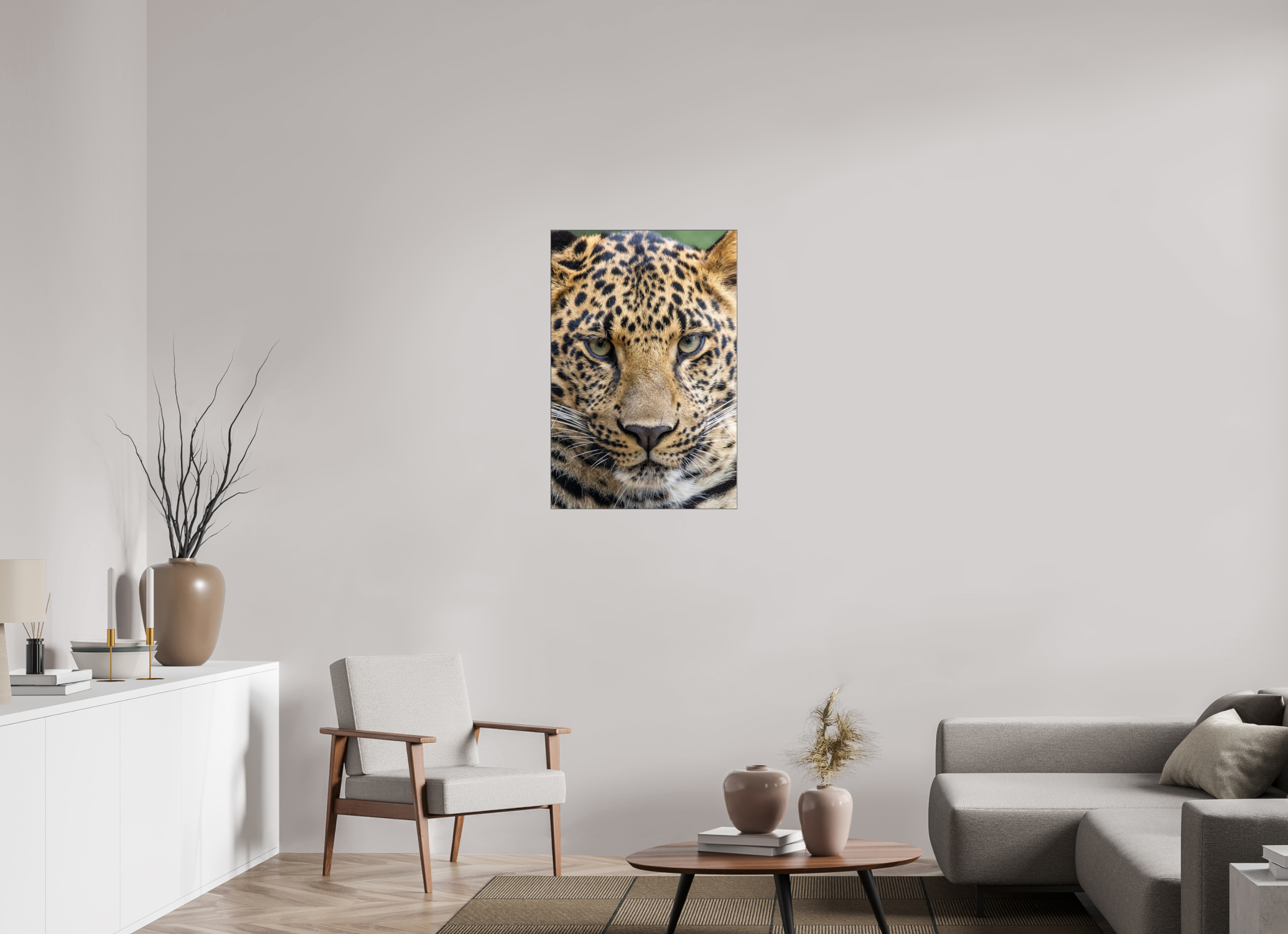 60 x 90 cm, Foto-Abzug hinter Acrylglas glänzend Wild Focus